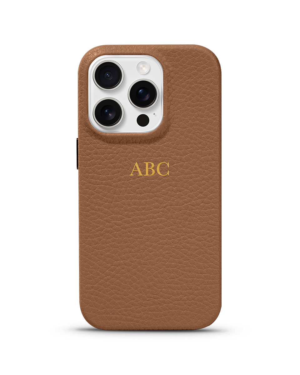 LEATHER MAGSAFE CASE - BROWN
