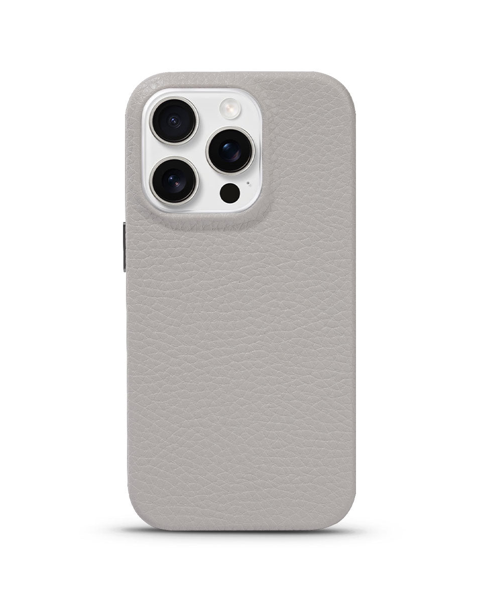 LEATHER MAGSAFE CASE - GREY