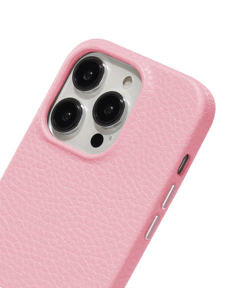 LEATHER MAGSAFE CASE - PINK