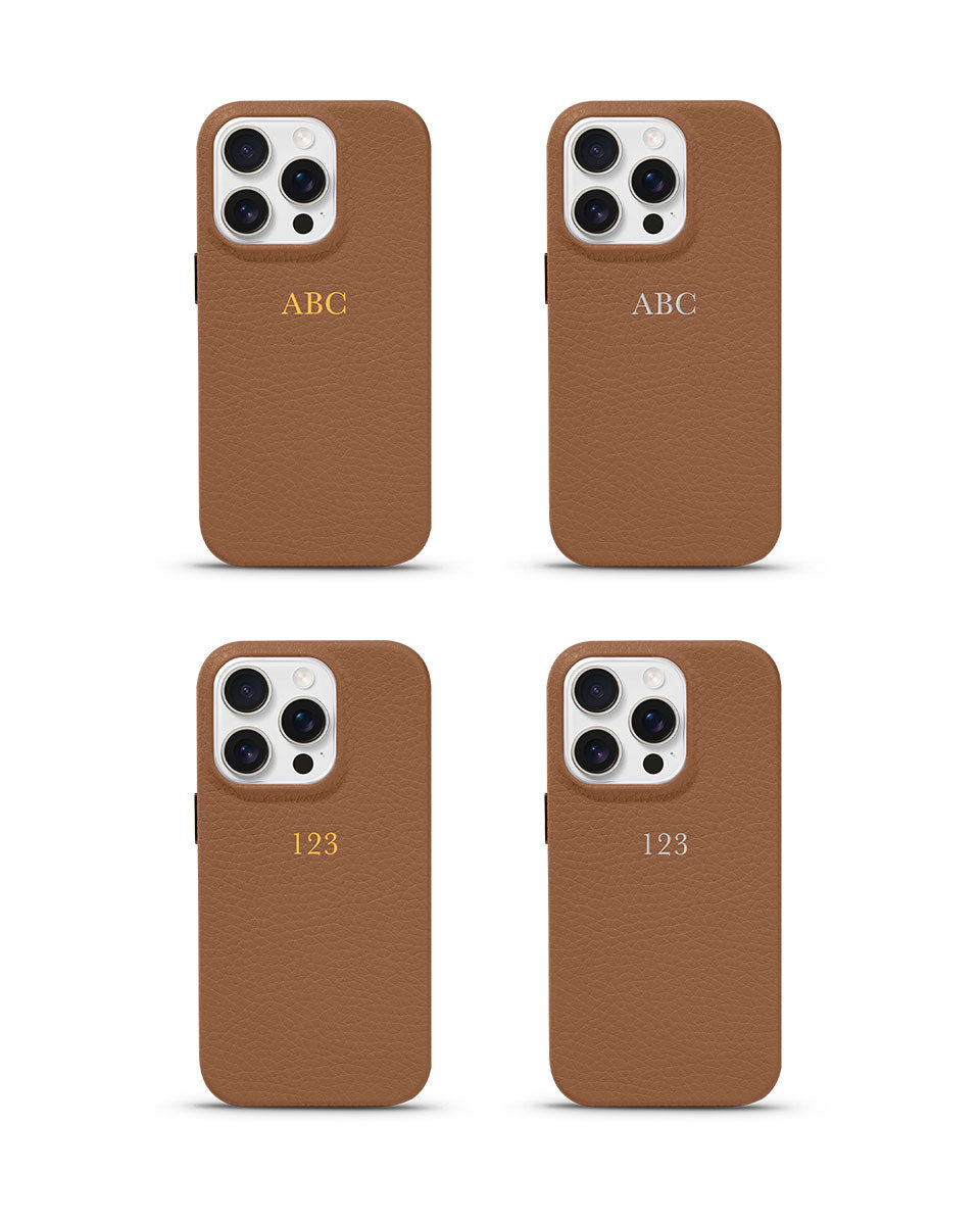 LEATHER MAGSAFE CASE - BROWN