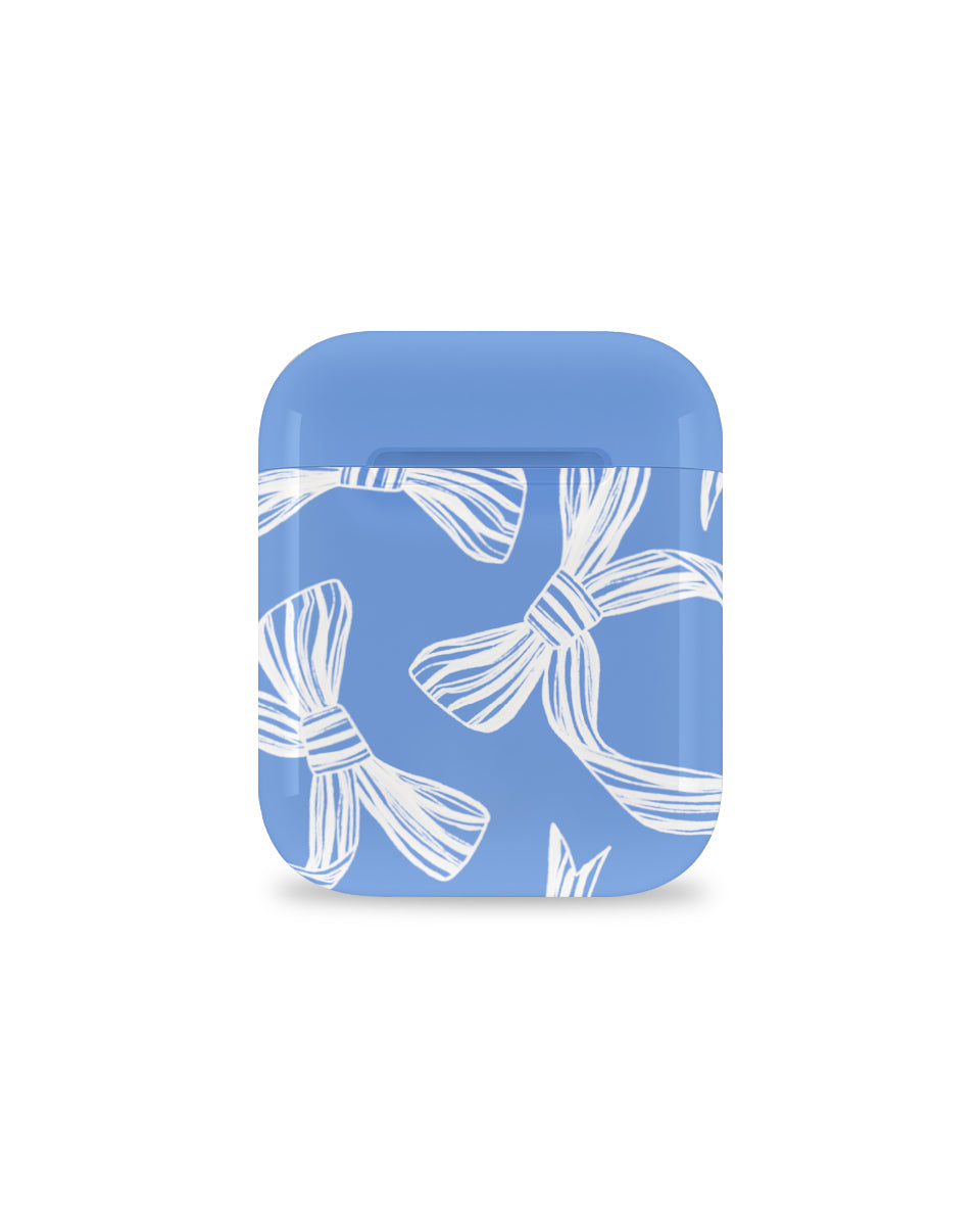 ARMOR AIRPODS CASE - BOW IN BLUE