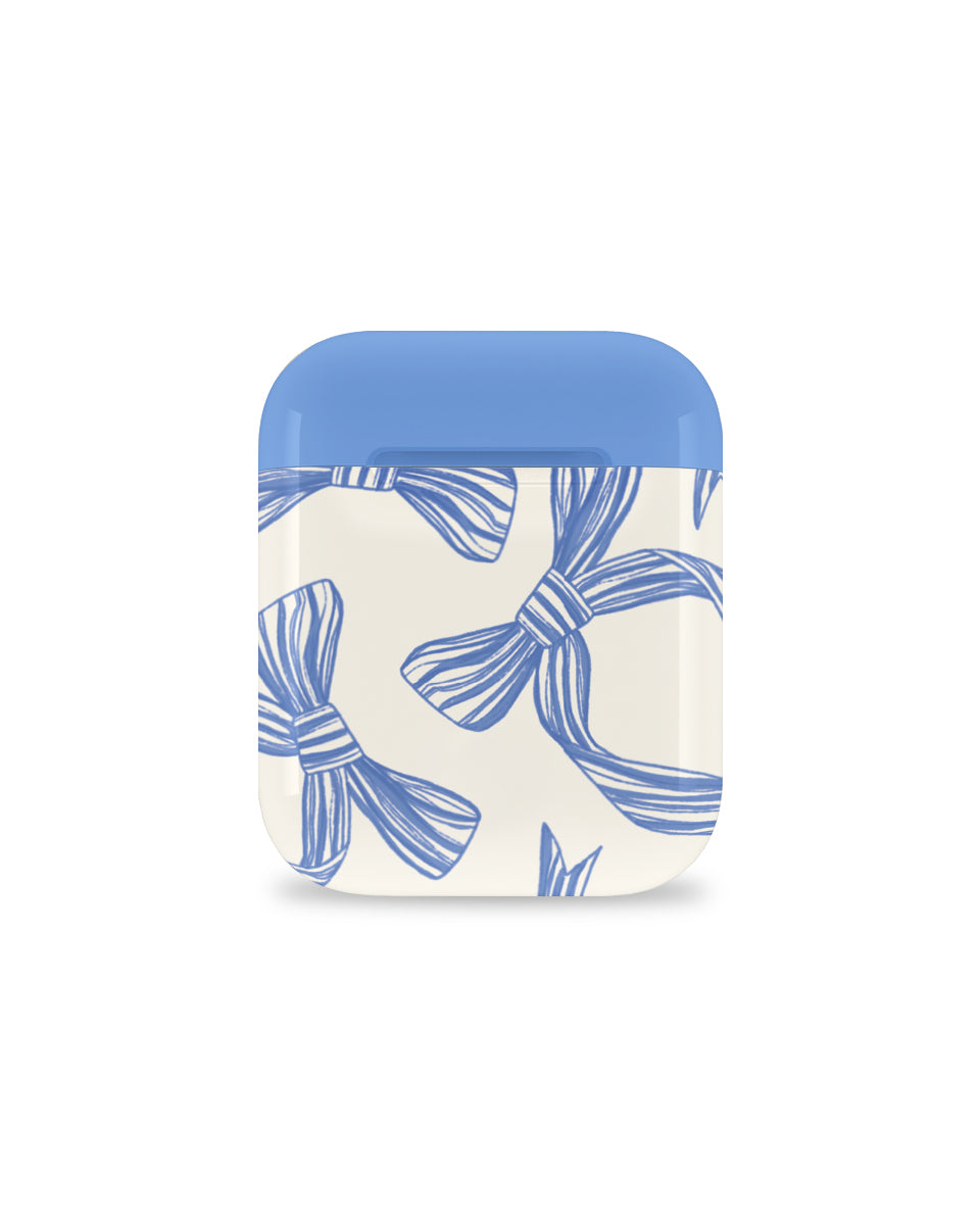 ARMOR AIRPODS CASE - BOW IN WHITE
