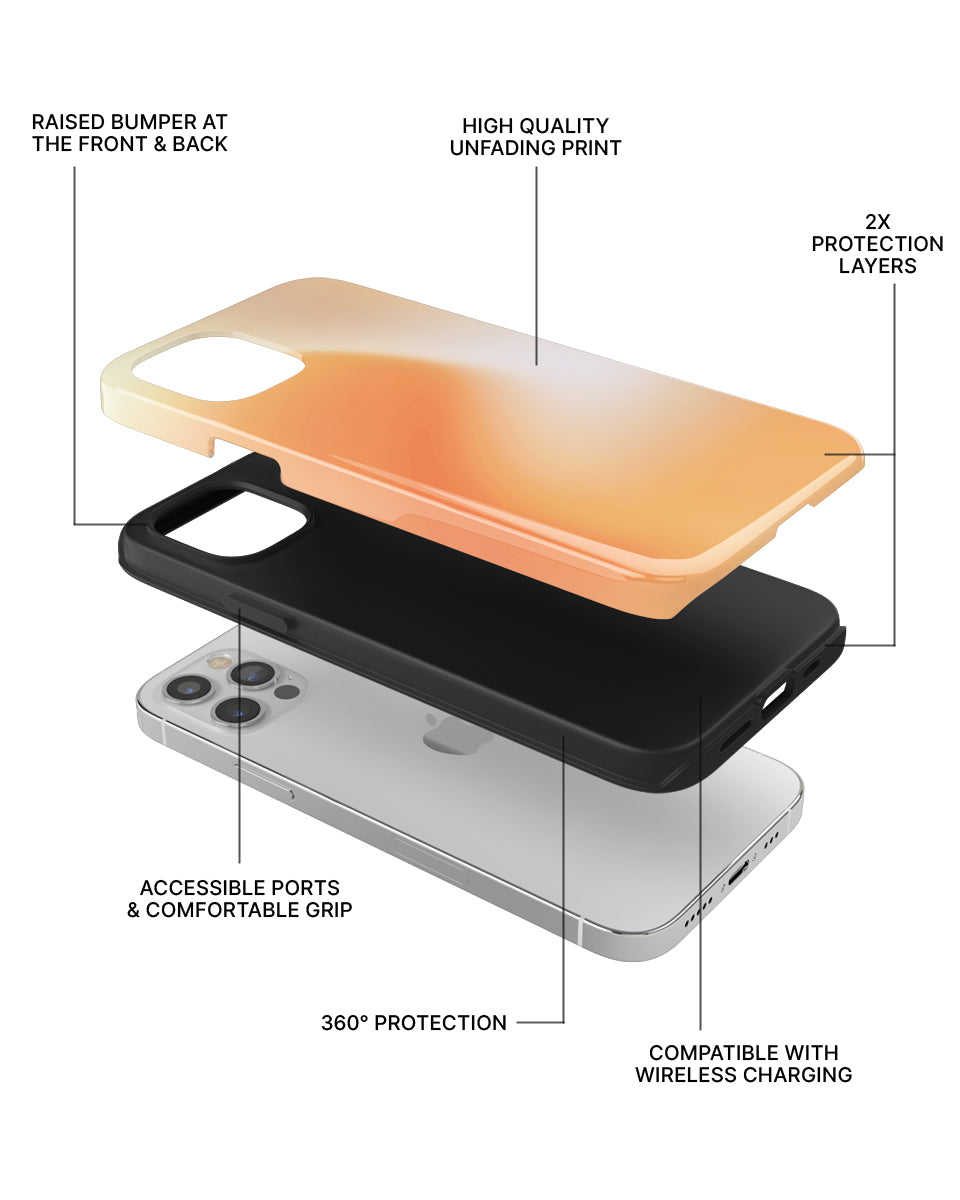 DOUBLE ARMOR CASE - APRICOT