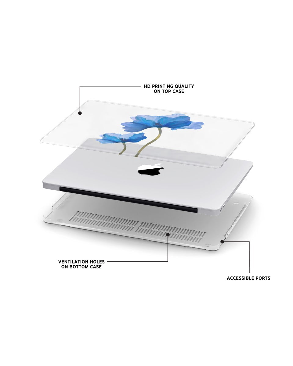 MACBOOK CASE - AZURE PETAL