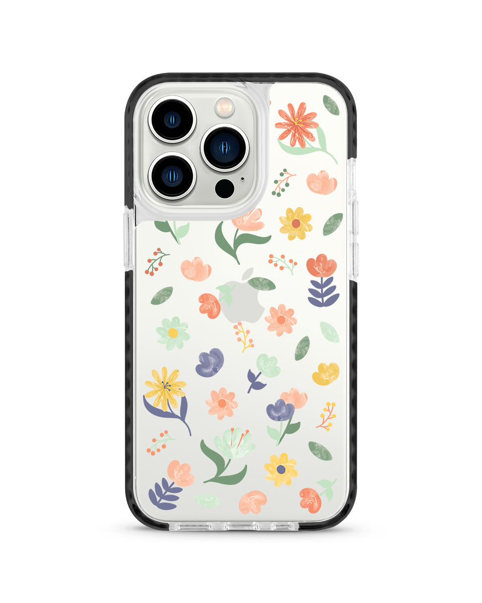 X-TECH BUMPER CASE - GARDEN FLOWERS