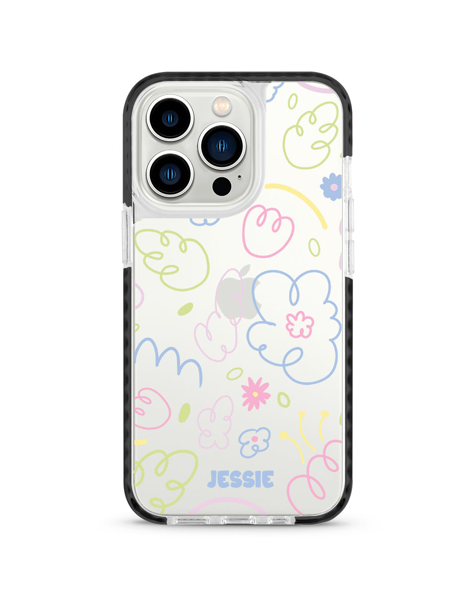 X-TECH BUMPER CASE - PASTEL FLORAL