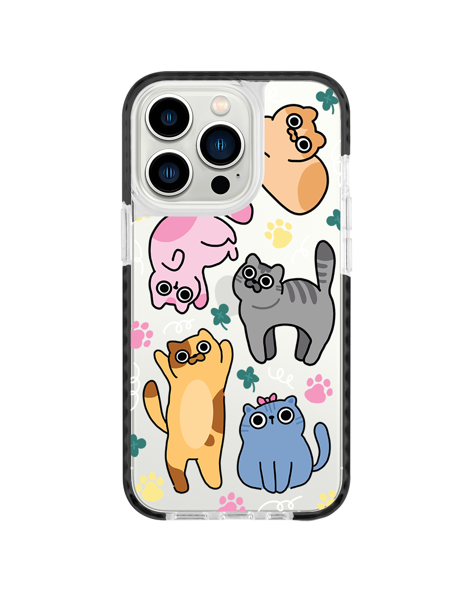 X-TECH BUMPER CASE - CATS IN THE HOUSE