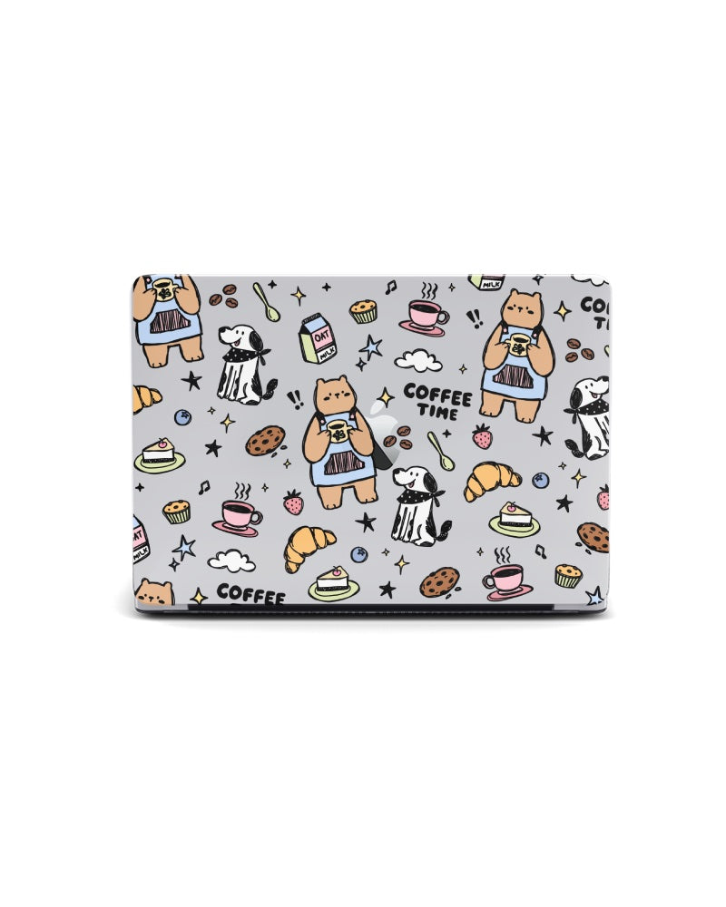 MACBOOK CASE - BEAR CAFE