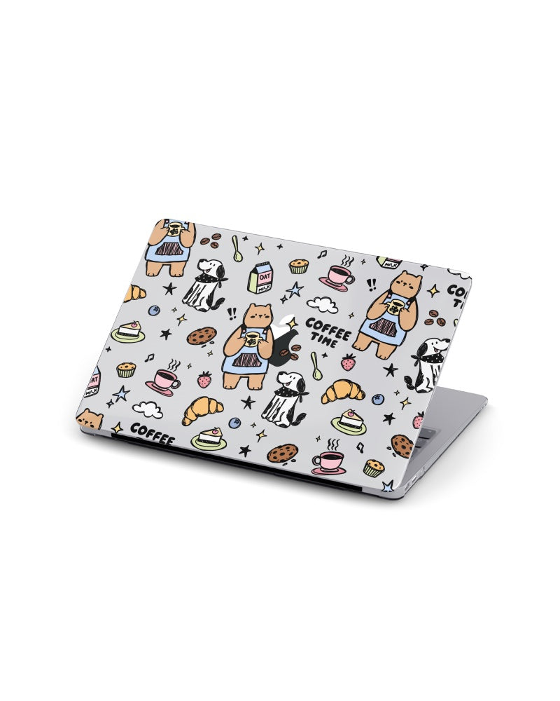 MACBOOK CASE - BEAR CAFE