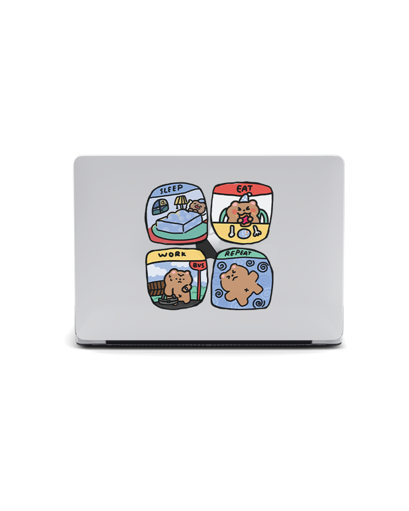 MACBOOK CASE - BEAR COMICS