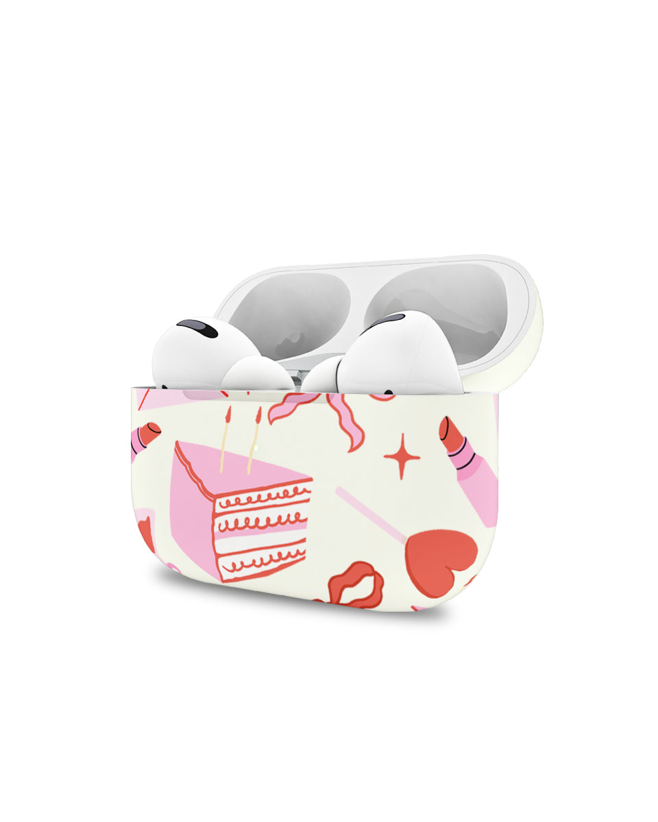 ARMOR AIRPODS CASE - BEING A WOMAN (BEIGE)