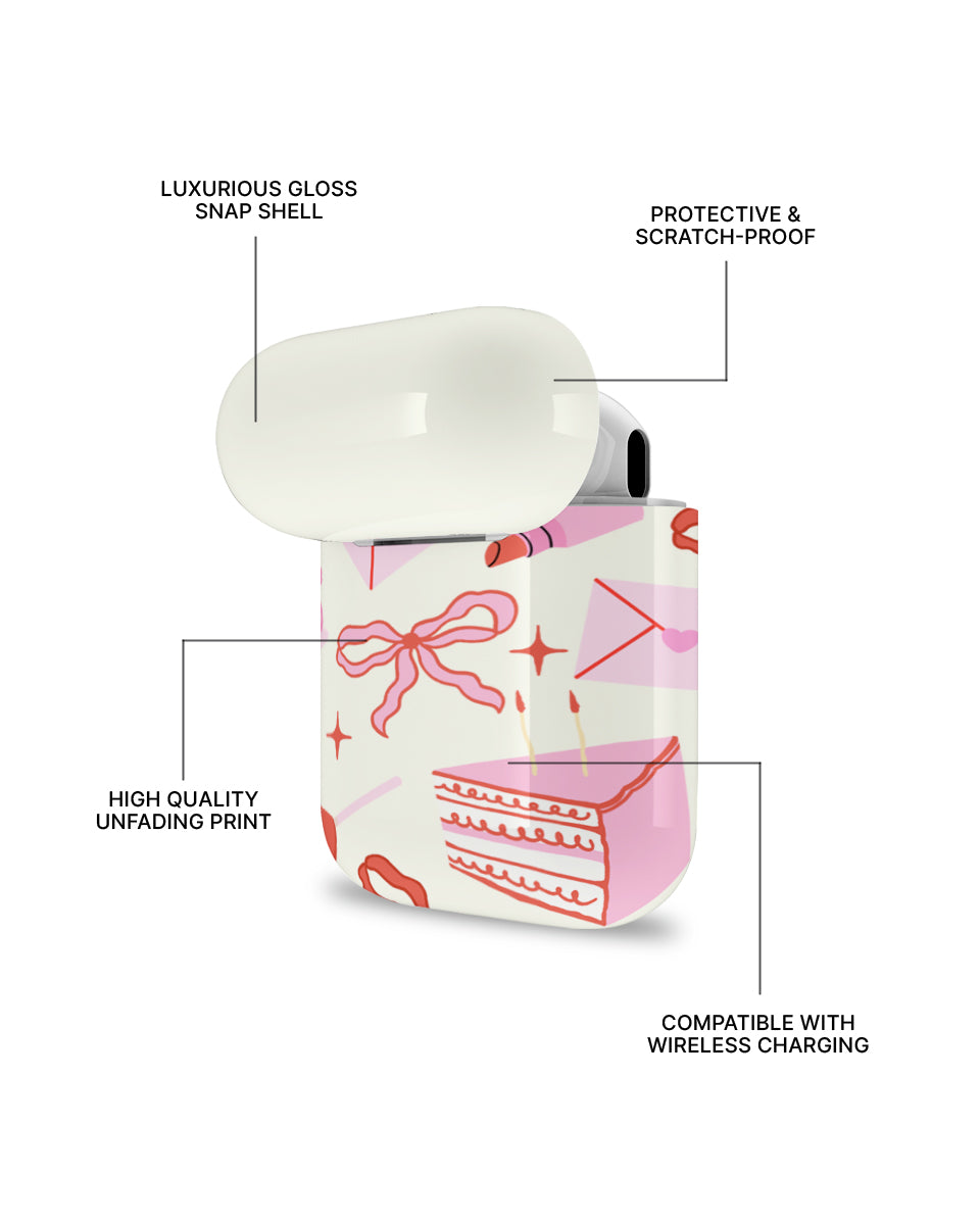 ARMOR AIRPODS CASE - BEING A WOMAN (BEIGE)
