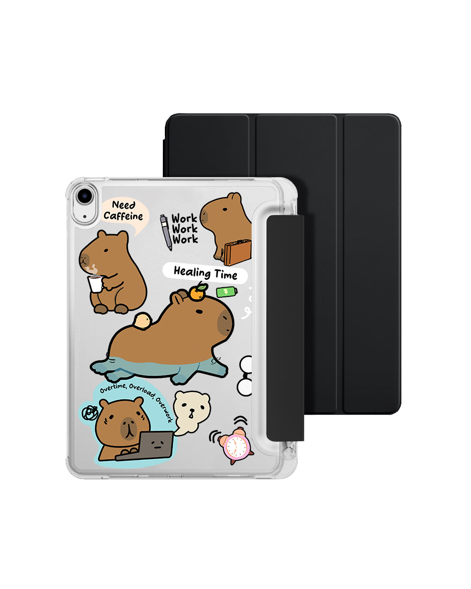 IPAD CASE - BUSY CAPYBARA