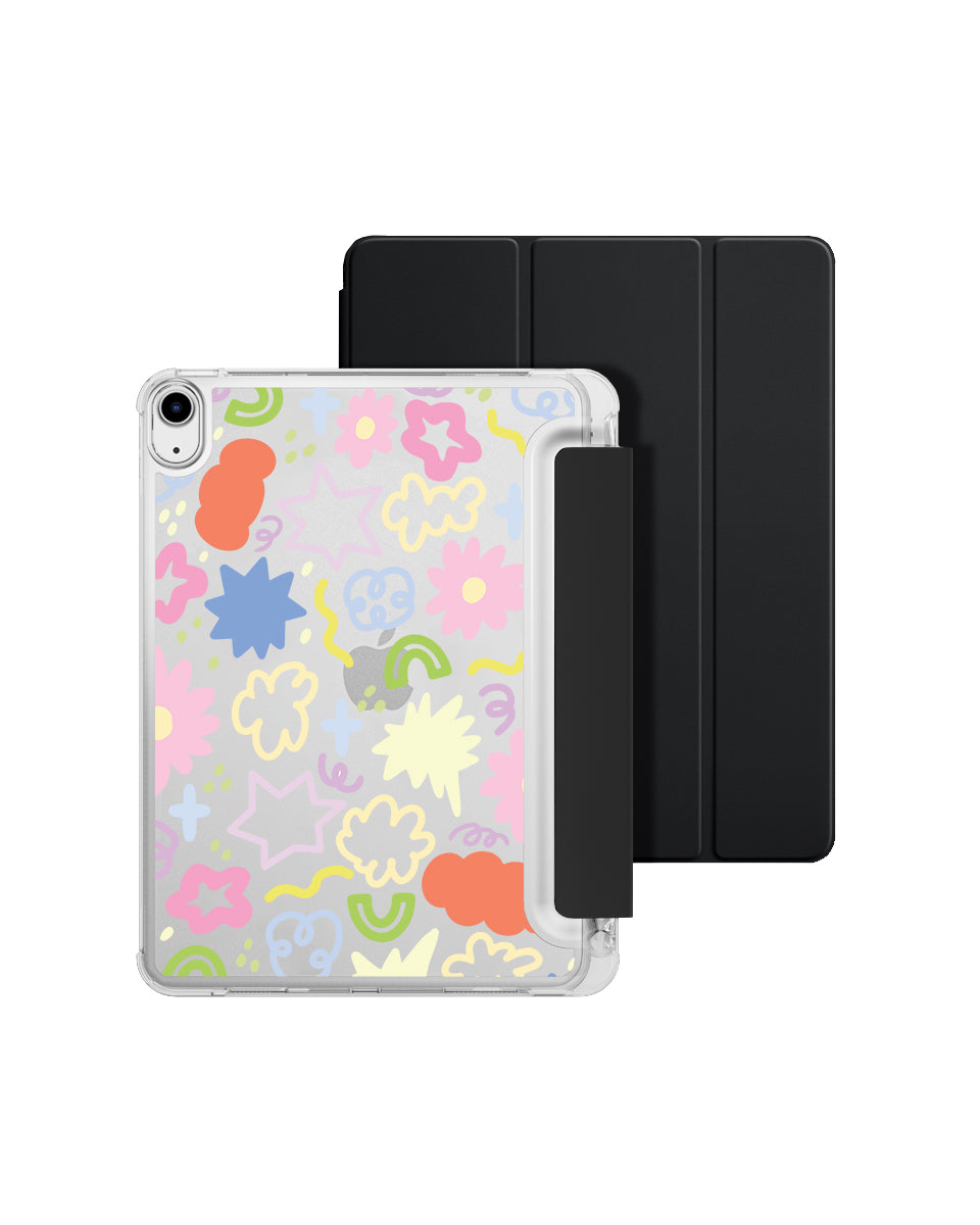 IPAD CASE - SCRIBBLE FLOWER