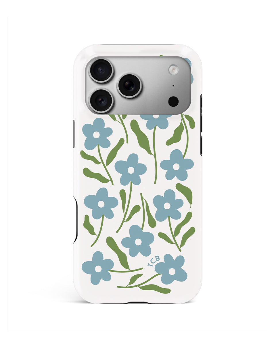 DOUBLE ARMOR CASE - BLUE FLEUR