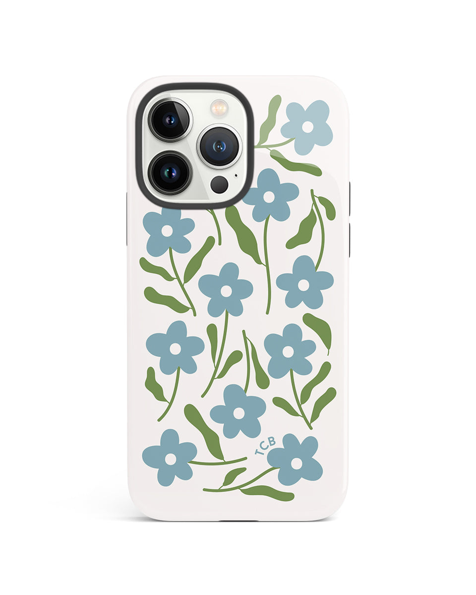 DOUBLE ARMOR CASE - BLUE FLEUR