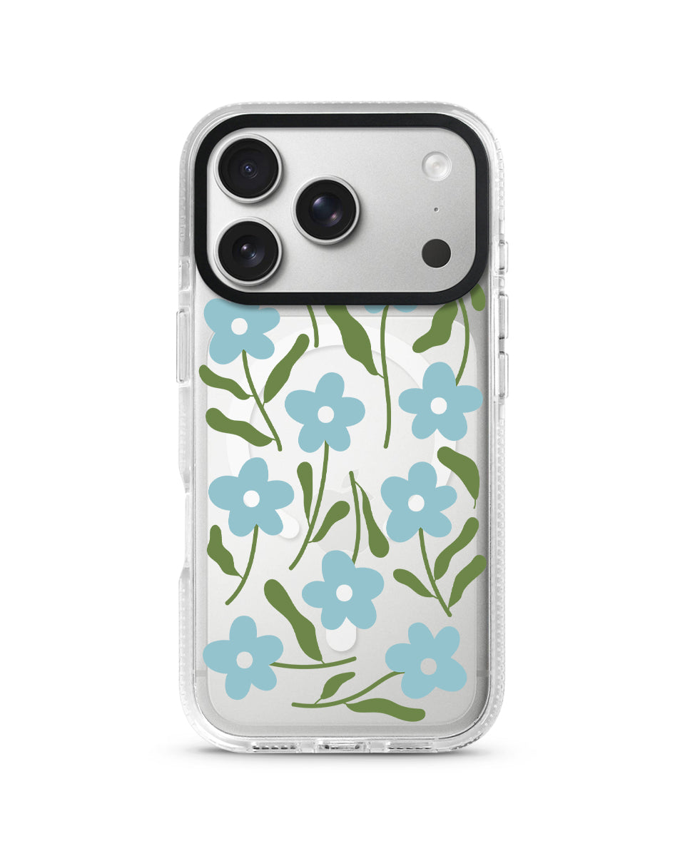MAGSAFE CLOUD CASE - BLUE FLEUR