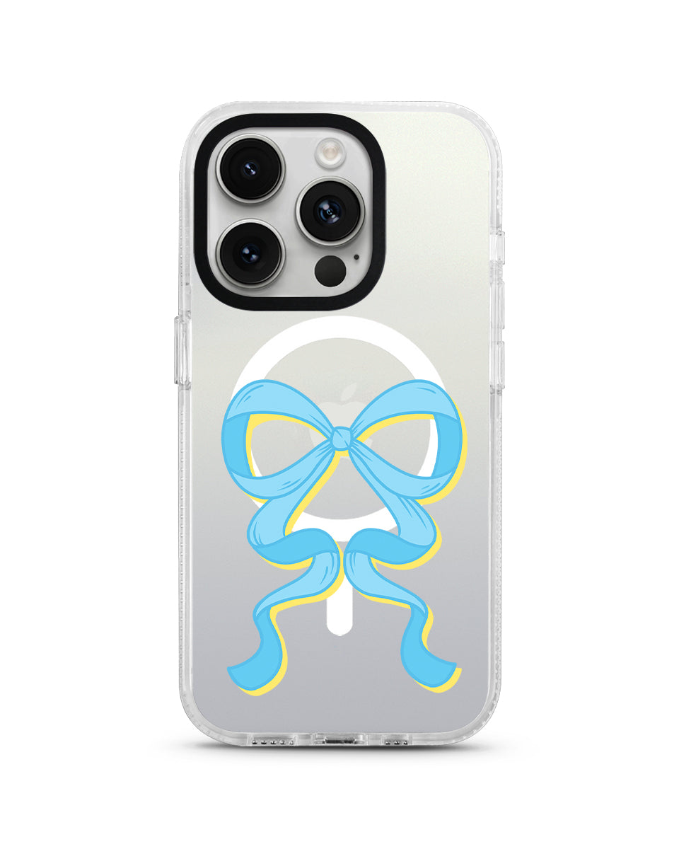 MAGSAFE CLOUD CASE - BLUE ON YELLOW