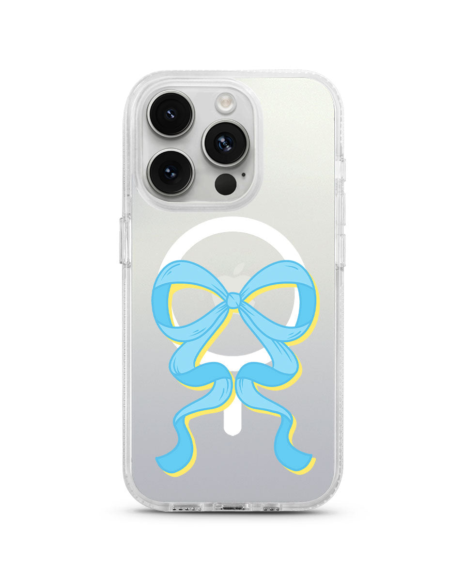 MAGSAFE CLOUD CASE - BLUE ON YELLOW