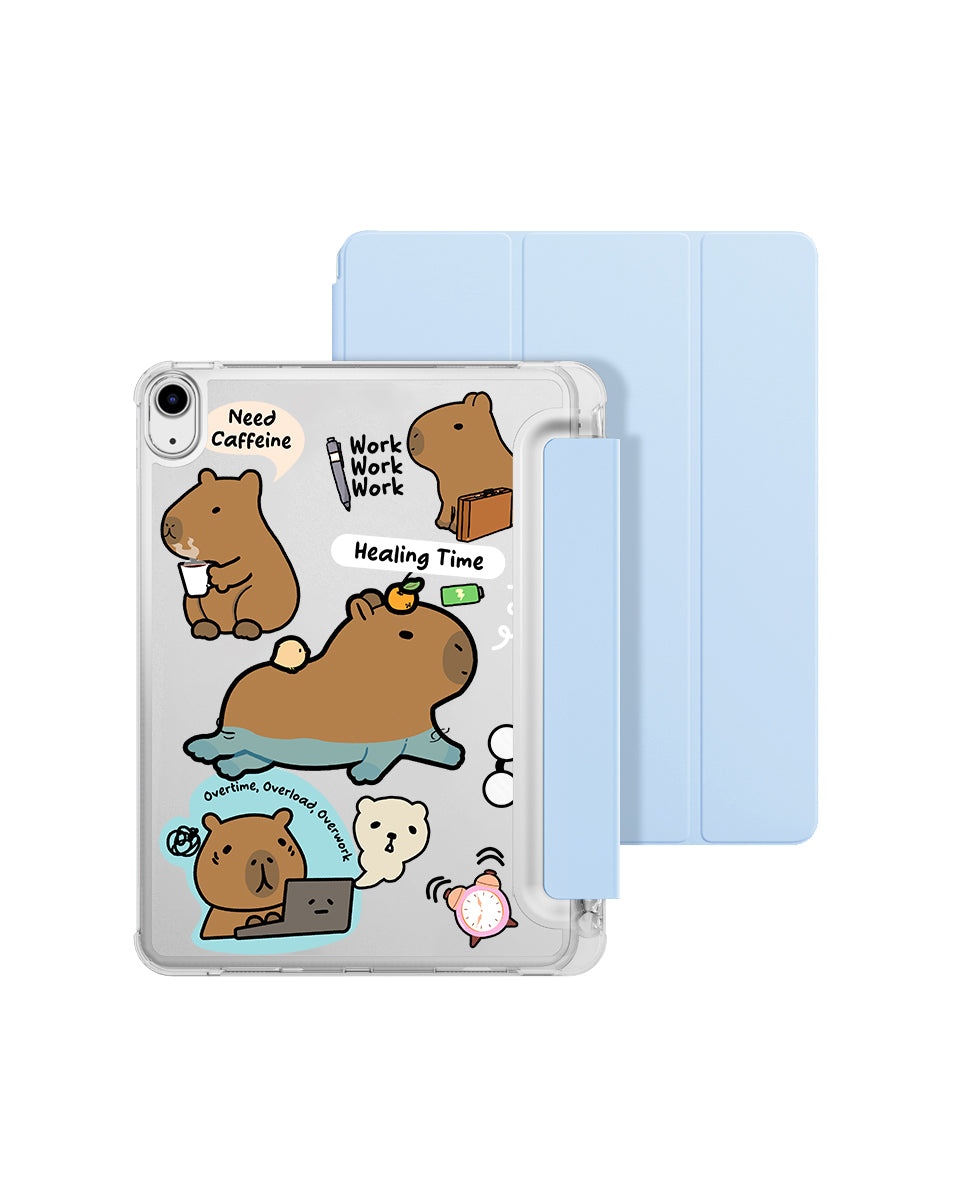 IPAD CASE - BUSY CAPYBARA