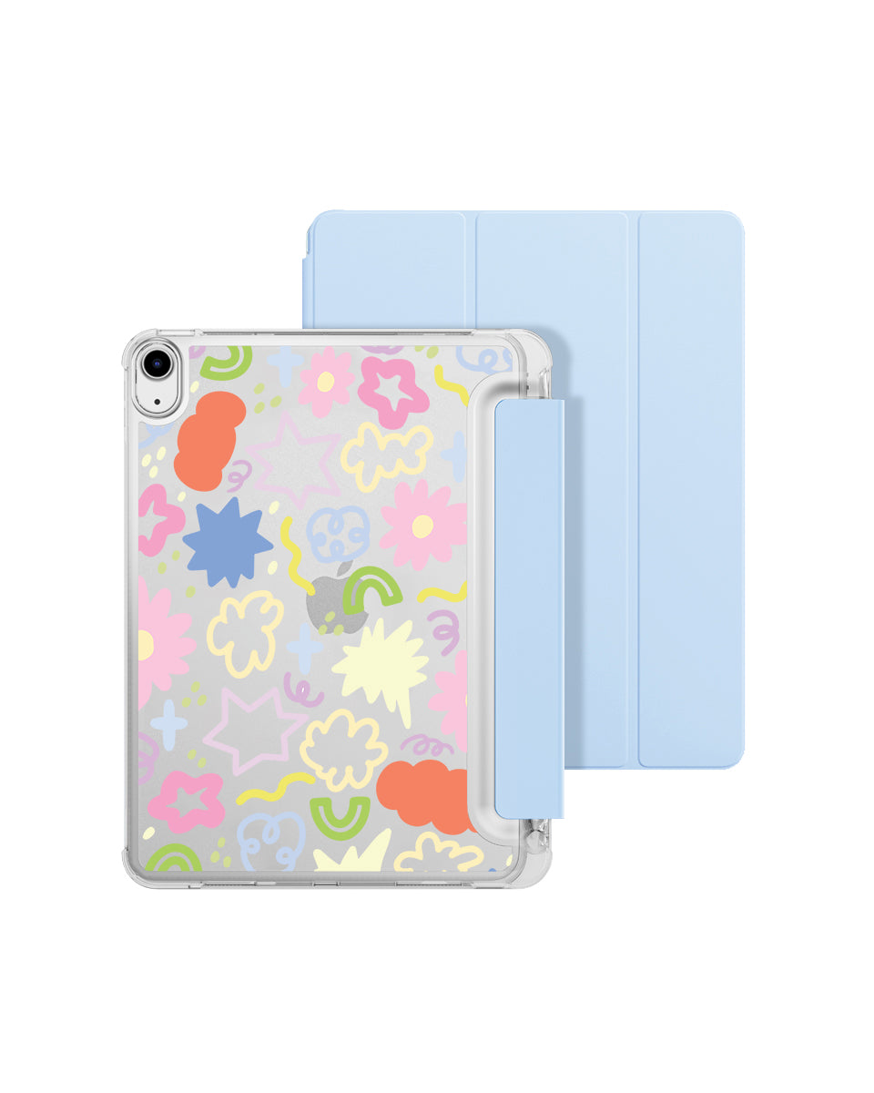 IPAD CASE - SCRIBBLE FLOWER