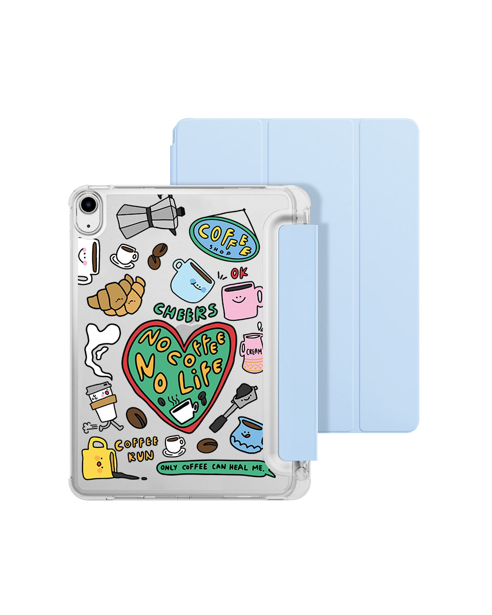 IPAD CASE - NO COFFEE NO LIFE