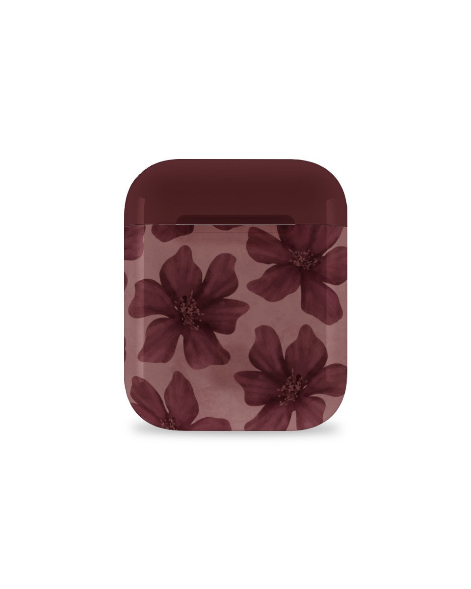 ARMOR AIRPODS CASE - BORDEAUX BLOSSOMS