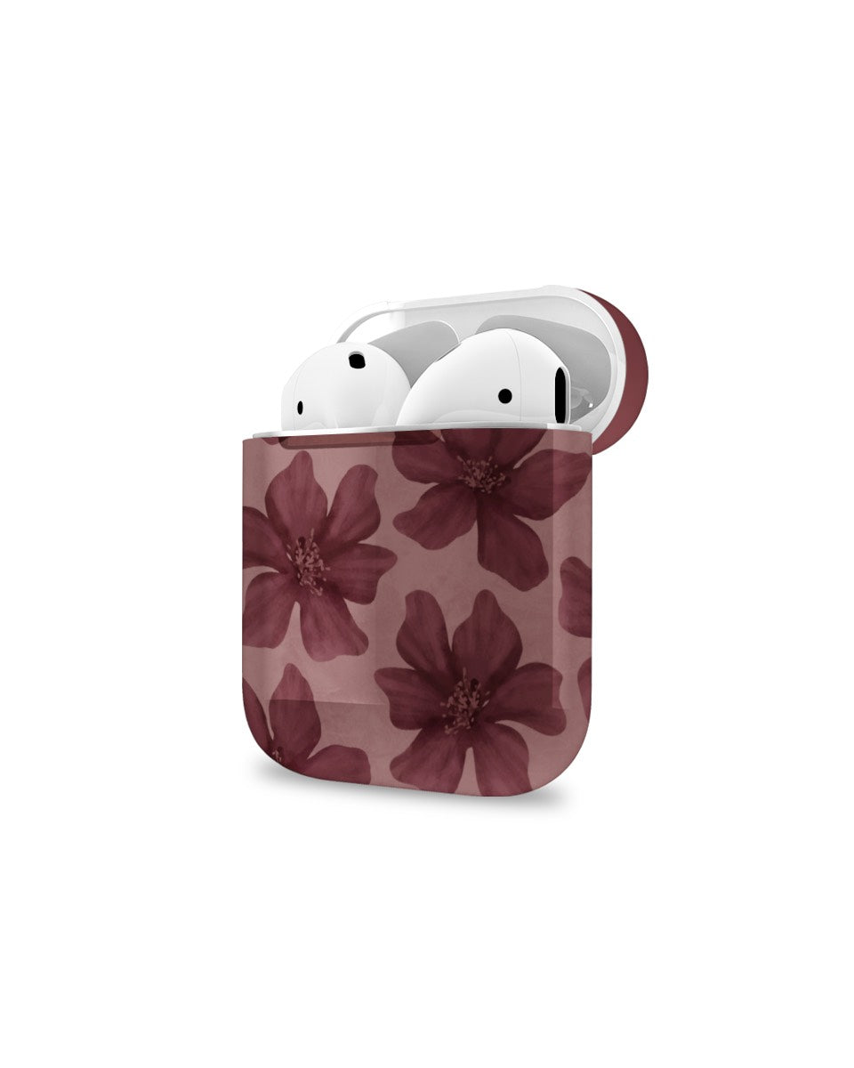 ARMOR AIRPODS CASE - BORDEAUX BLOSSOMS