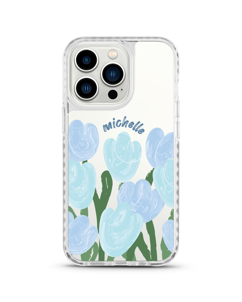 X-TECH BUMPER CASE - TULIP GOUACHE (BLUE)