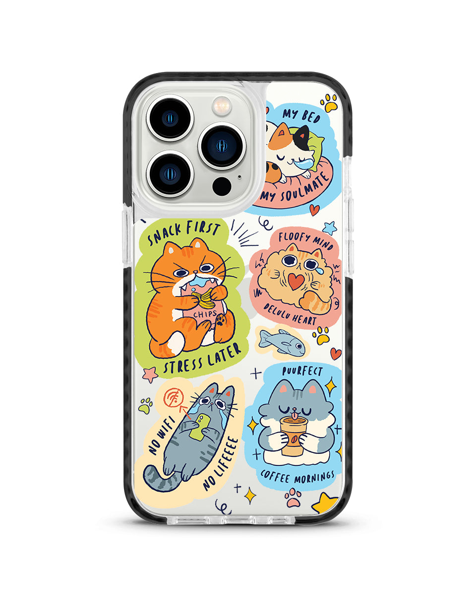 X-TECH BUMPER CASE - MEOW-ZY MOOD