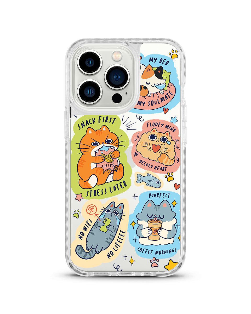 X-TECH BUMPER CASE - MEOW-ZY MOOD