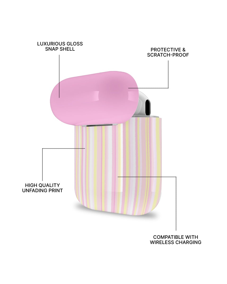 ARMOR AIRPODS CASE - CANDY STRIPES