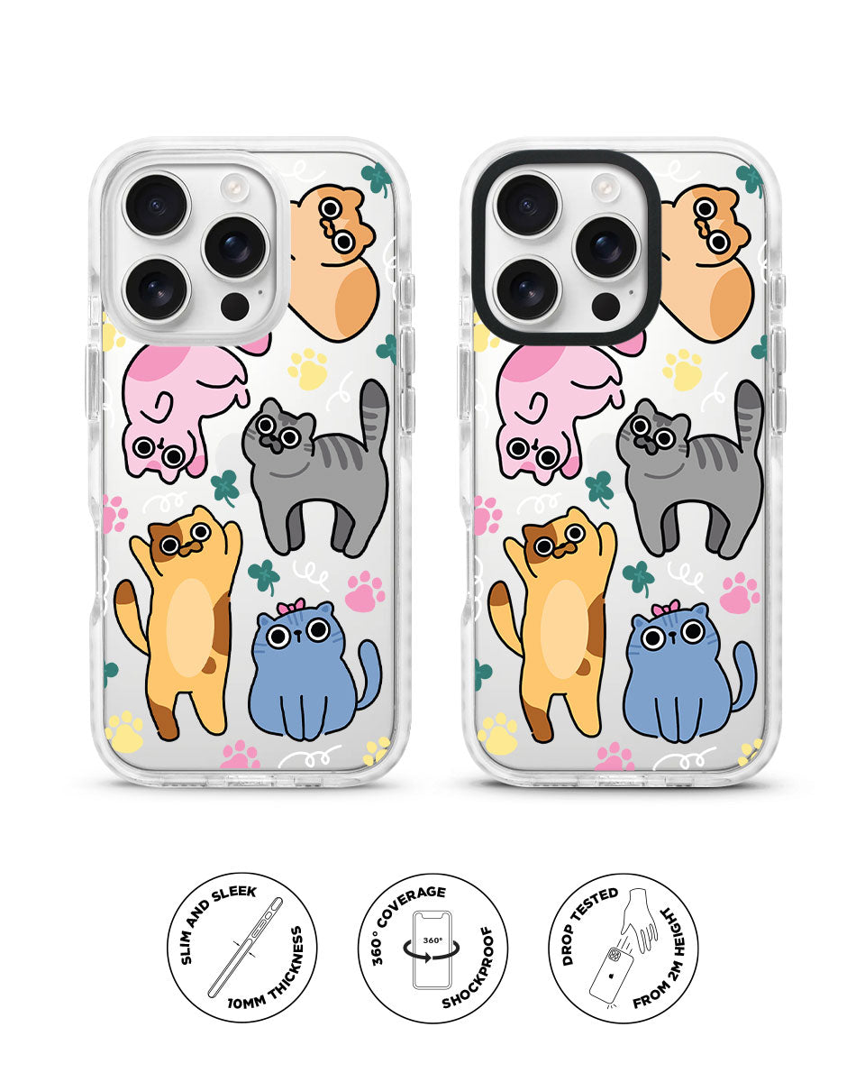 X-TECH BUMPER CASE - CATS IN THE HOUSE