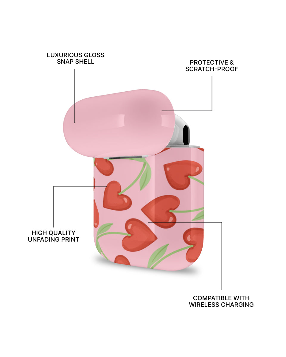 ARMOR AIRPODS CASE - CHERRY HEARTS
