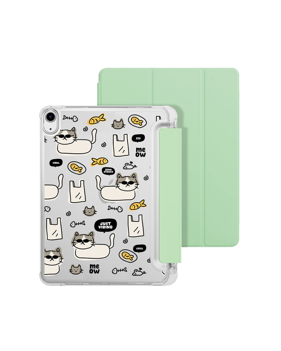IPAD CASE - CHILL CAT