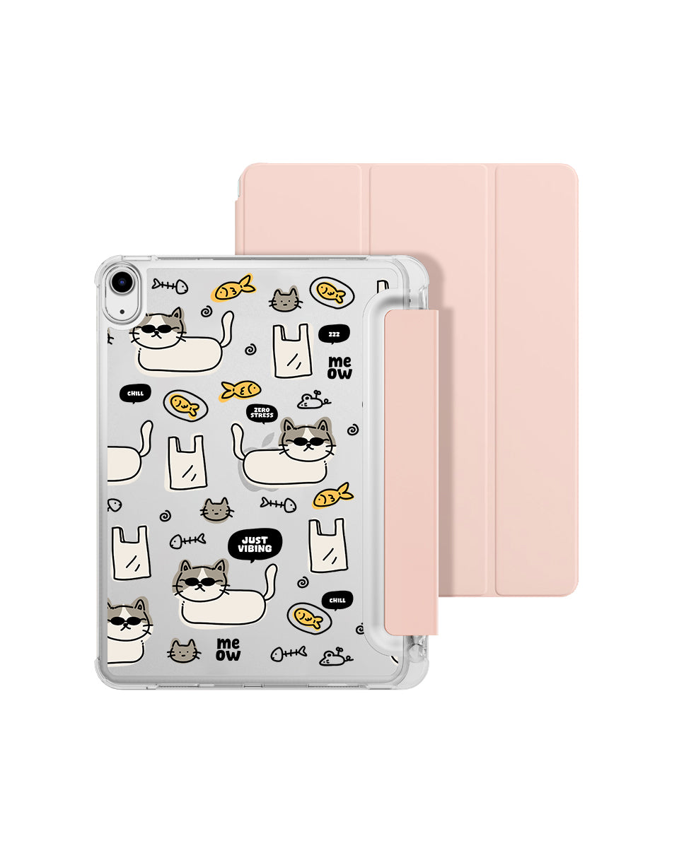 IPAD CASE - CHILL CAT
