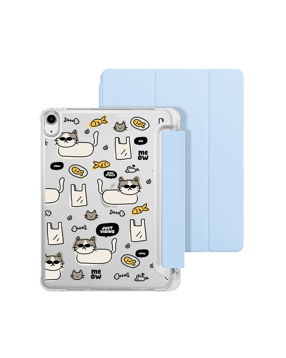 IPAD CASE - CHILL CAT