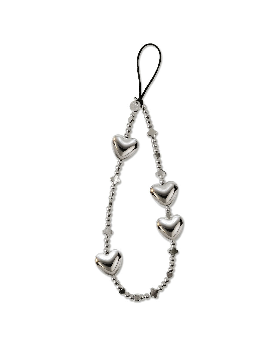 BEADED CHARMS - CHROME