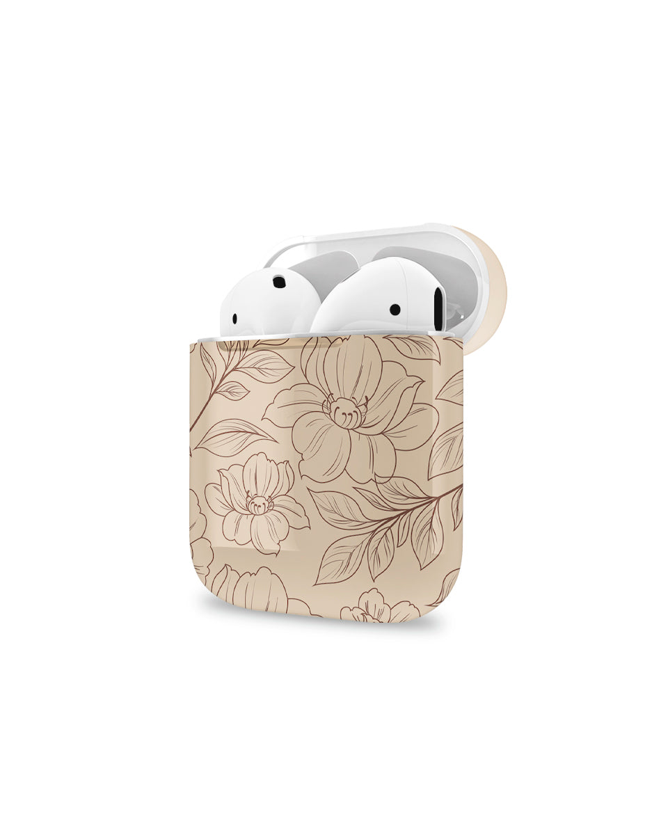ARMOR AIRPODS CASE - COCOA BLOOMS