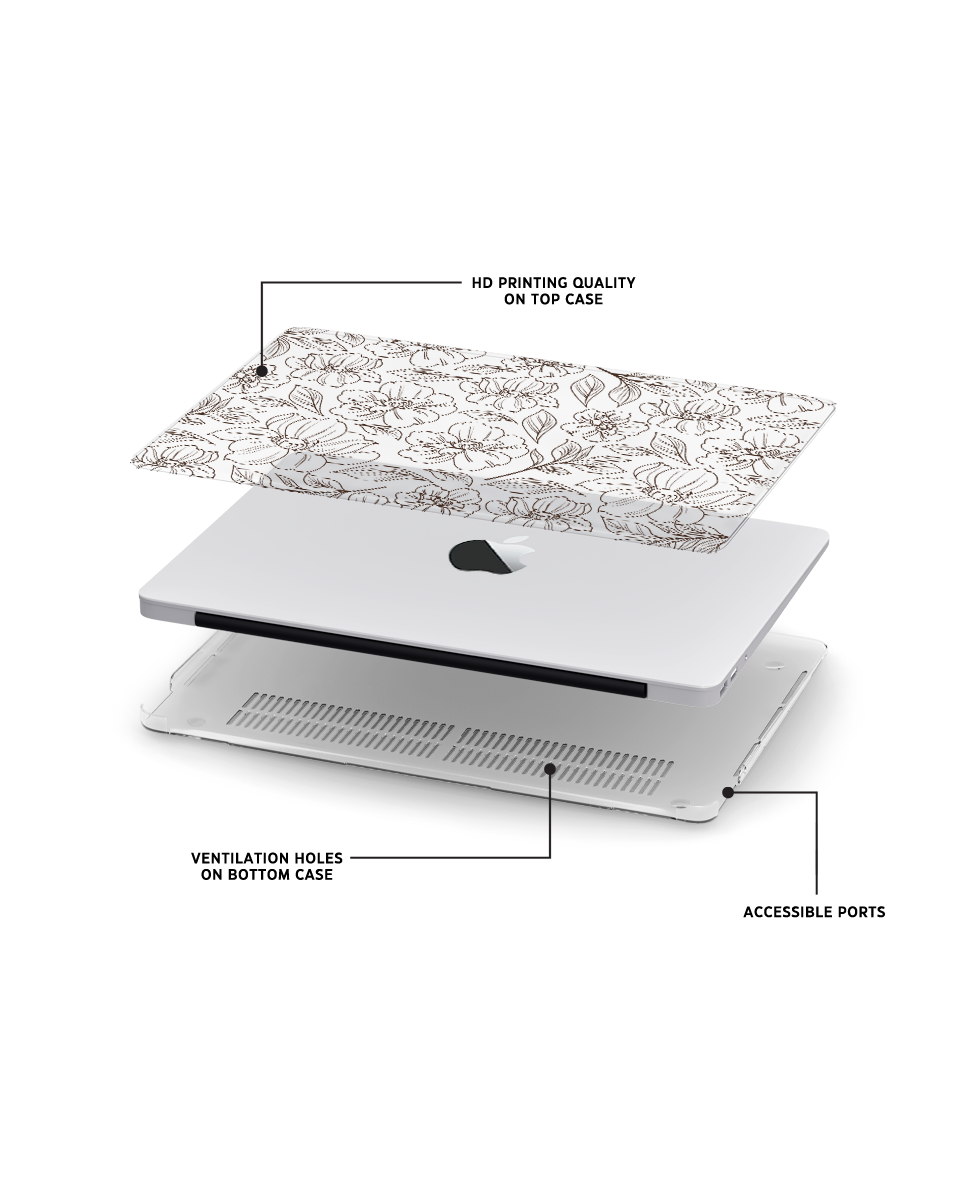 MACBOOK CASE - COCOA BLOOMS