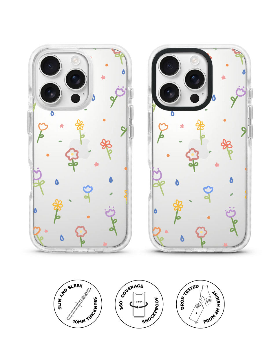 X-TECH BUMPER CASE - DOODLY GARDEN