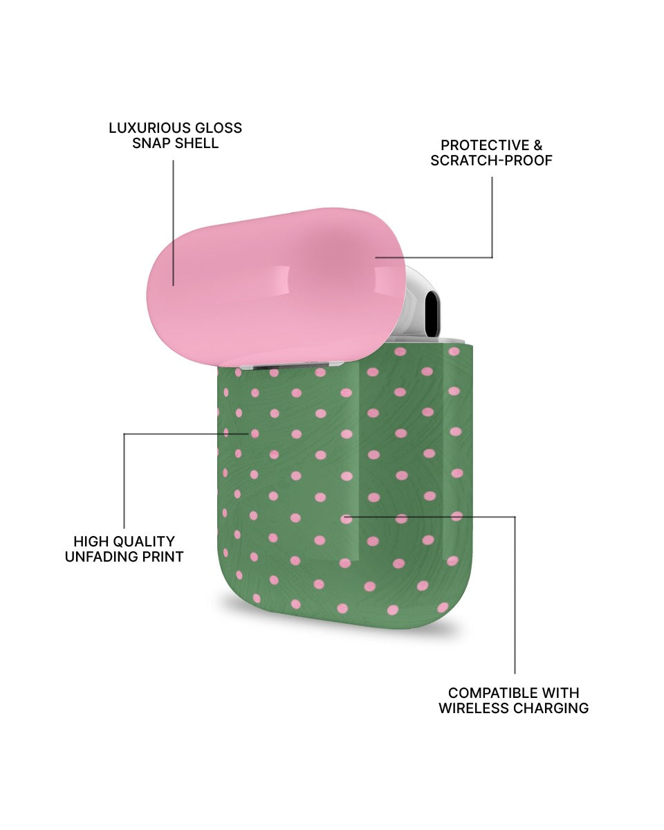 ARMOR AIRPODS CASE - DOTTIE GREEN