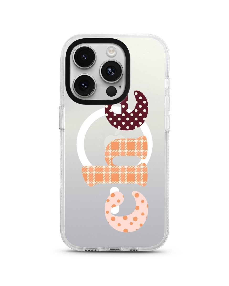 MAGSAFE CLOUD CASE - DOTTY IN ORANGE
