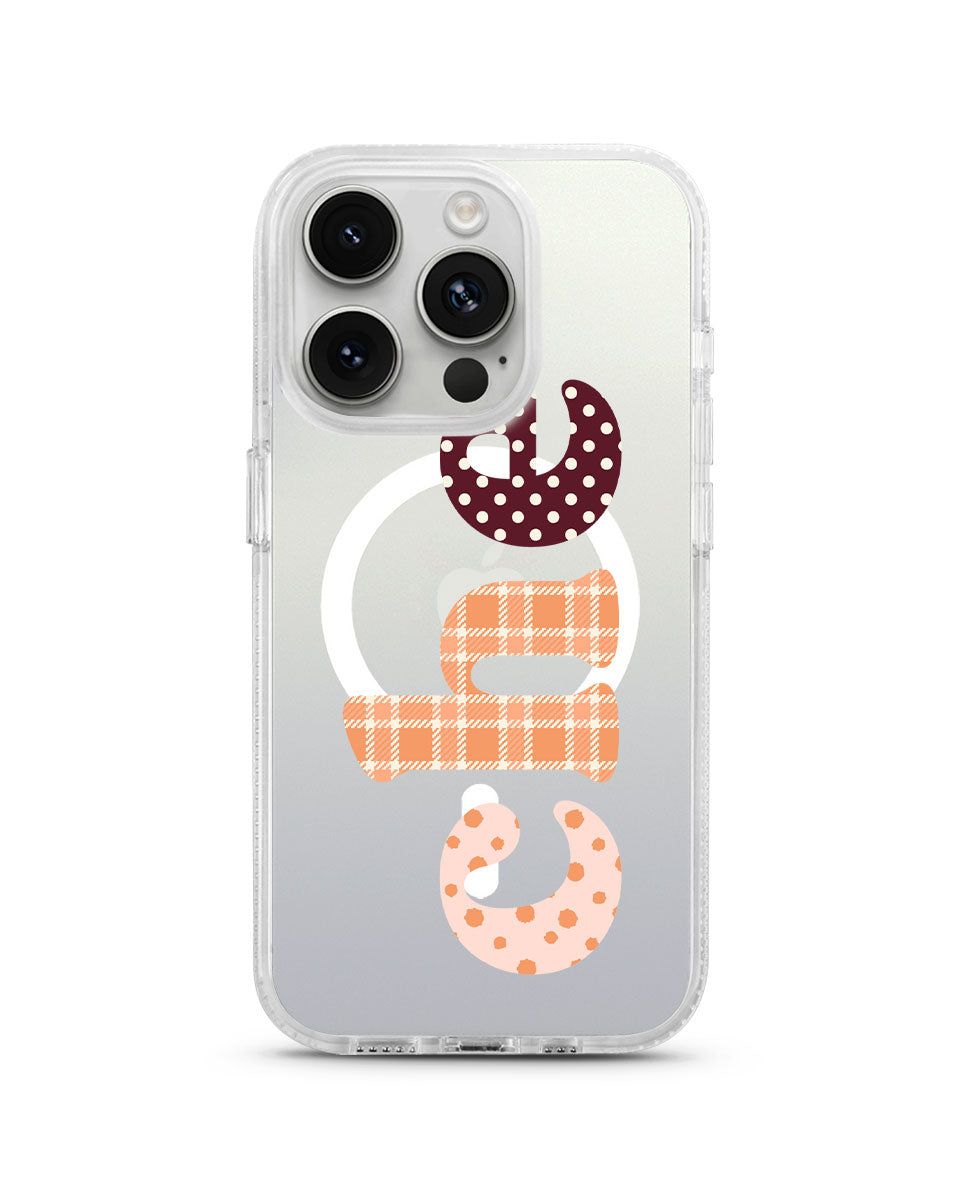 MAGSAFE CLOUD CASE - DOTTY IN ORANGE