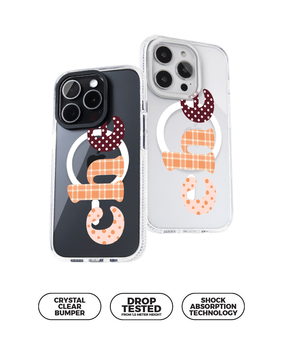 MAGSAFE CLOUD CASE - DOTTY IN ORANGE