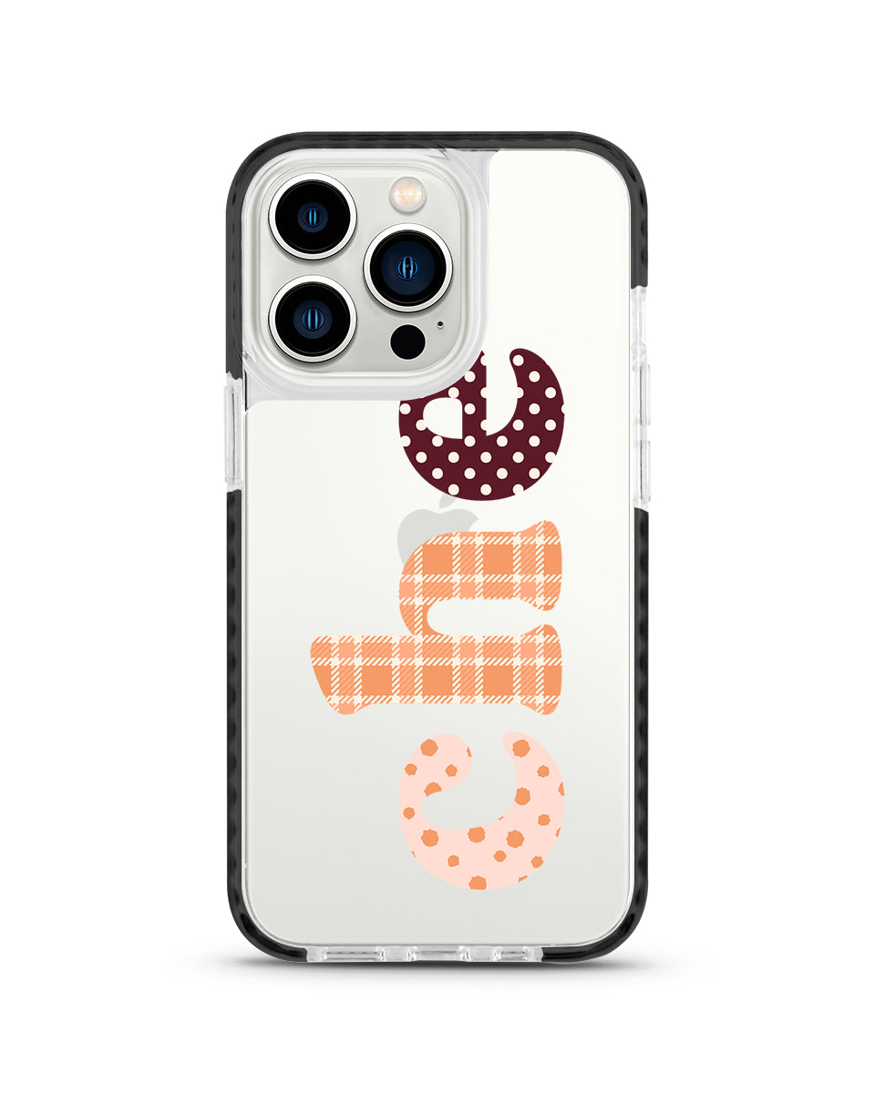 X-TECH BUMPER CASE - DOTTY IN ORANGE