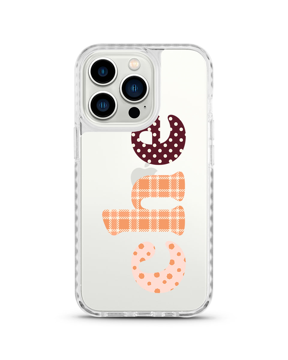 X-TECH BUMPER CASE - DOTTY IN ORANGE