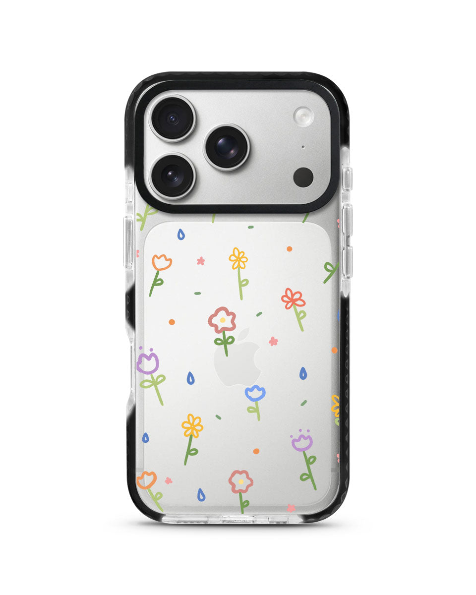 X-TECH BUMPER CASE - DOODLY GARDEN