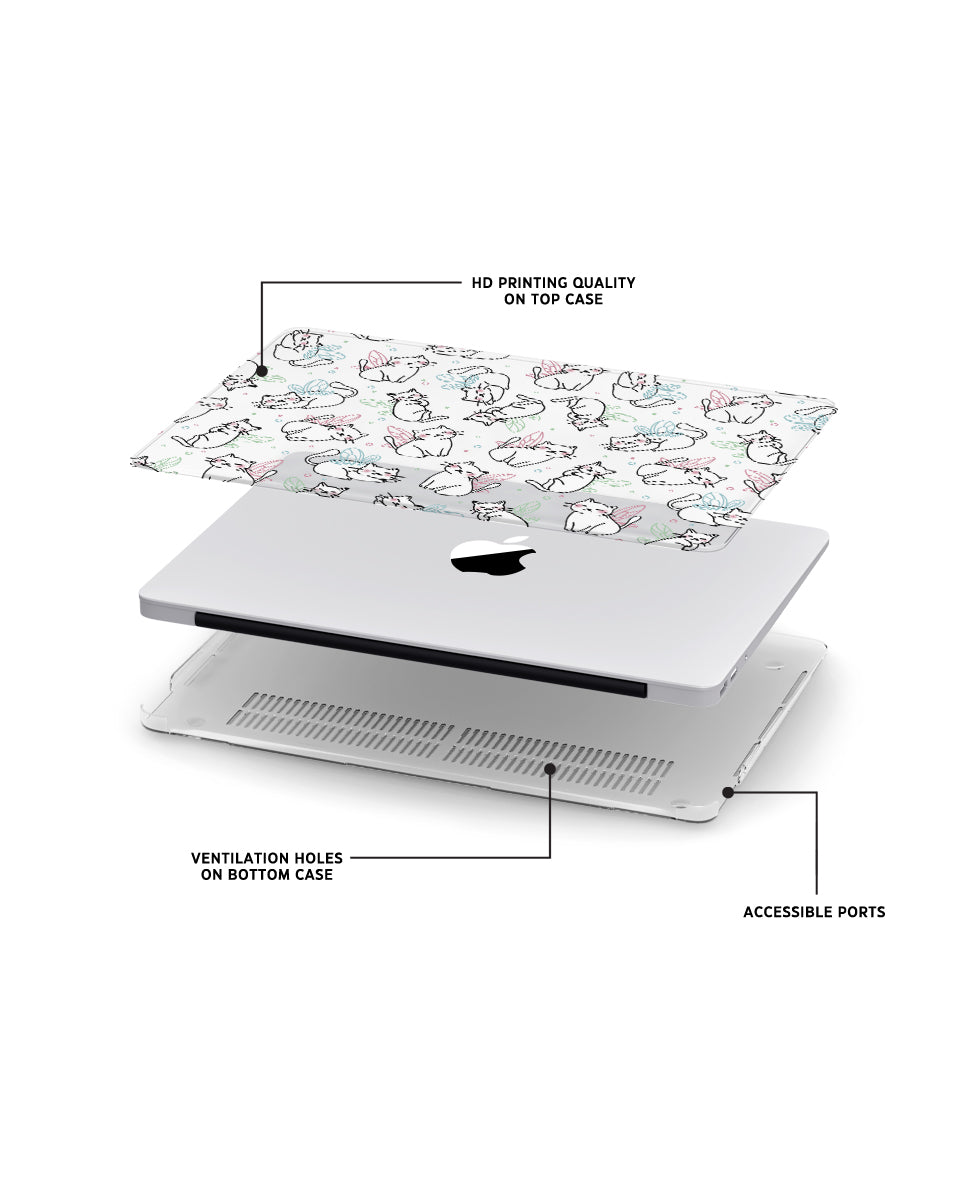 MACBOOK CASE - FAIRY CATS