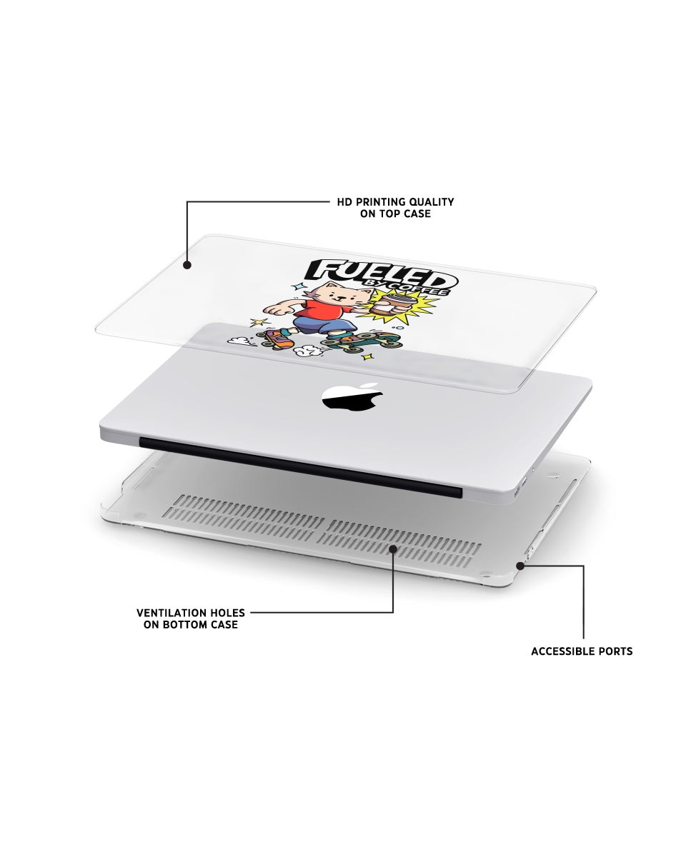 MACBOOK CASE - FUELED BY COFFEE